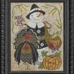 Snowman Collector 12 - The Pilgrim (Cottage Garden Samplings schema)