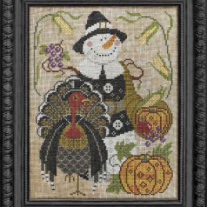 Snowman Collector 12 - The Pilgrim (Cottage Garden Samplings schema)