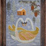 A Year In The Woods2 - The Swans (Cottage Garden Samplings schema)