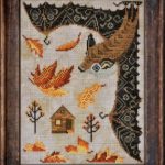 A Year In The Woods10 - The Little Brown Bat (Cottage Garden Samplings schema)