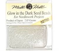 .Karoliukai Mill Hill Seed Beads Glow in the Dark 02700-02799