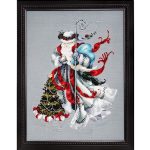 Winter White Santa (Mirabilia siuvinėjimo schema MD100)