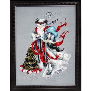 Winter White Santa (Mirabilia siuvinėjimo schema MD100)