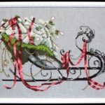 Santas Sleigh (Nora Corbett siuvinėjimo schema NC122)