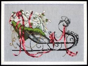 Santas Sleigh (Nora Corbett siuvinėjimo schema NC122)