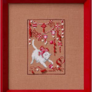 Kitty - Christmas Fair Isle Red Collection (Nora Corbett siuvinėjimo schema NC362)